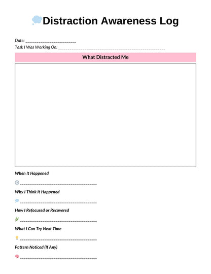 ADHD Balanced Mind Planner