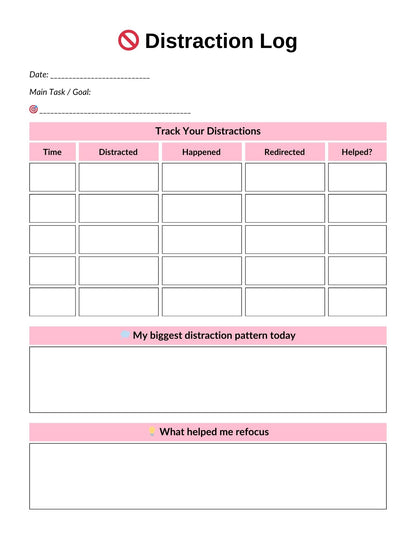 ADHD Balanced Mind Planner