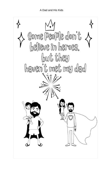 An Interactive Activity Book for a Dad and His Kids
