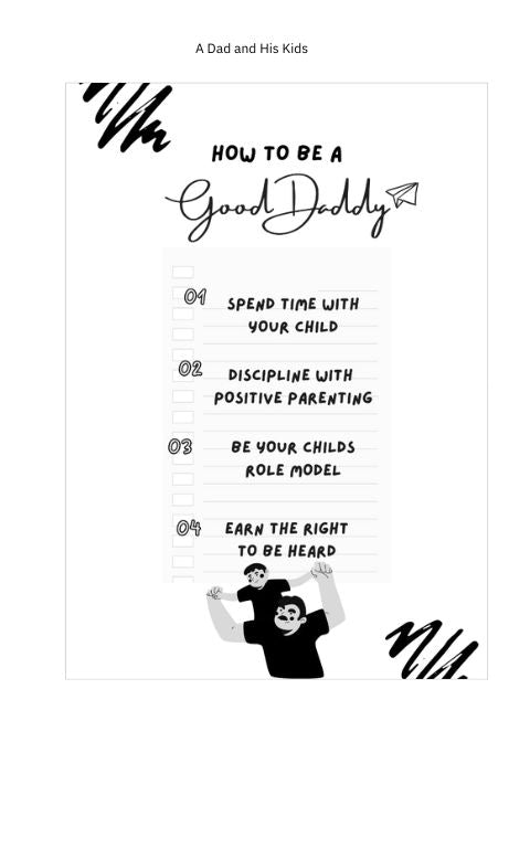 An Interactive Activity Book for a Dad and His Kids