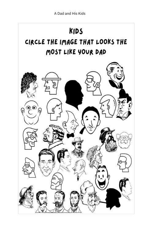 An Interactive Activity Book for a Dad and His Kids