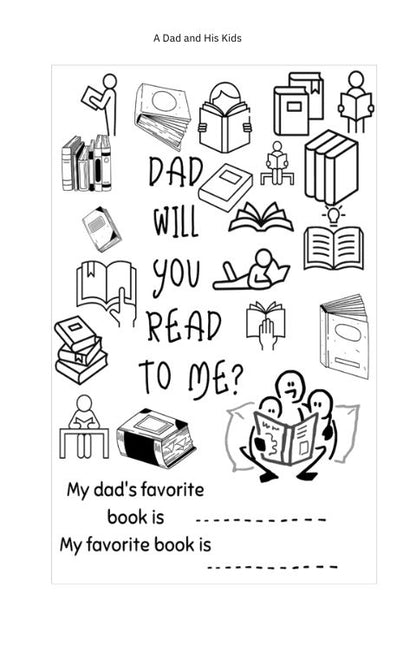 An Interactive Activity Book for a Dad and His Kids