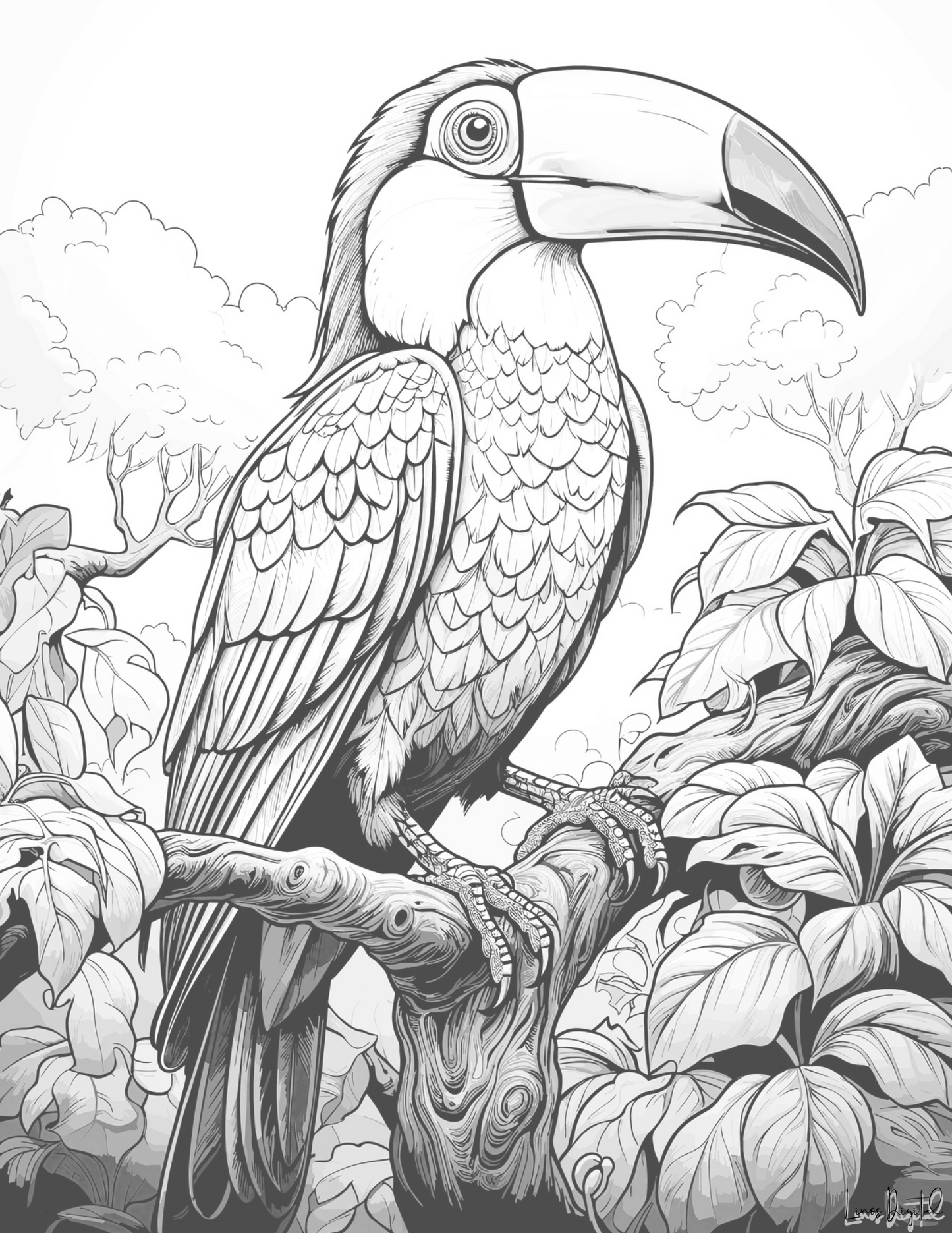 Beautiful Birds Coloring Pages