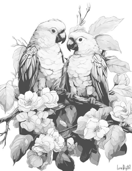 Beautiful Birds Coloring Pages