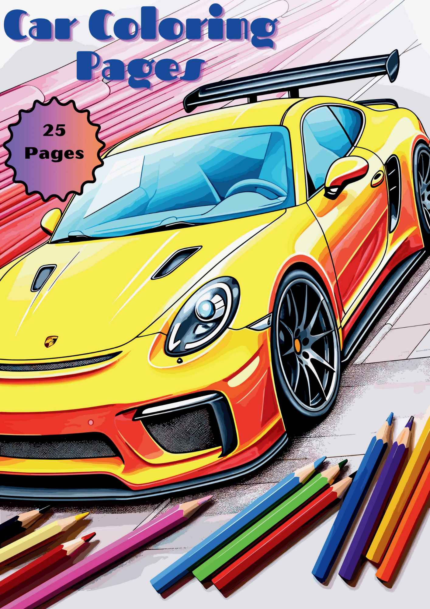 Car Coloring Pages- All Ages