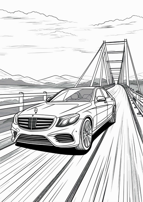Car Coloring Pages- All Ages