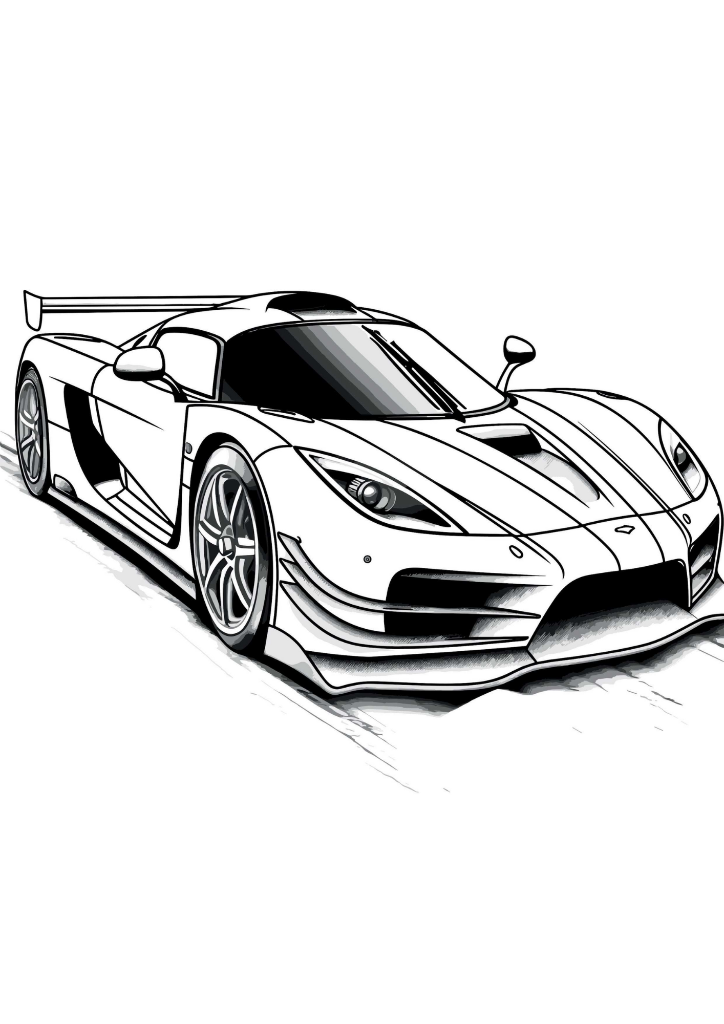 Car Coloring Pages- All Ages