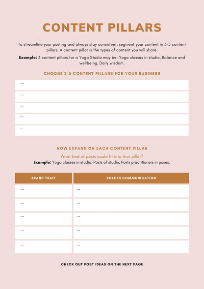 Social Media Content Planner