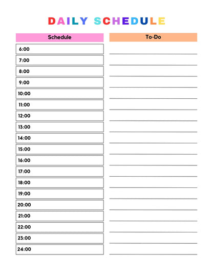 ADHD Planner for Children