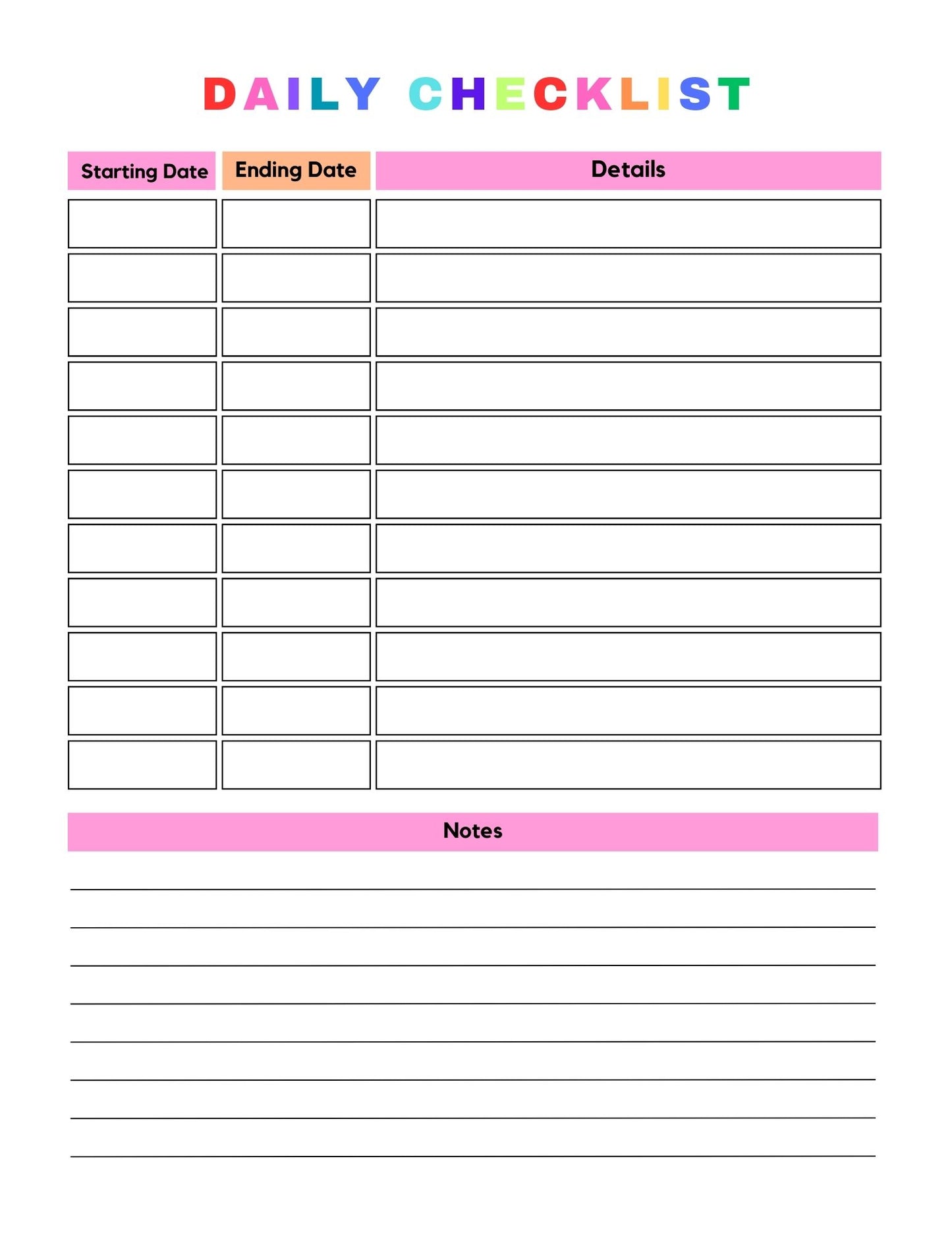 ADHD Planner for Children