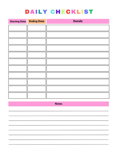 ADHD Planner for Children