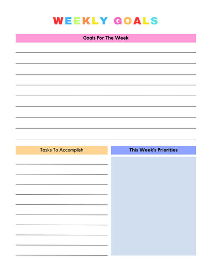 ADHD Planner for Children
