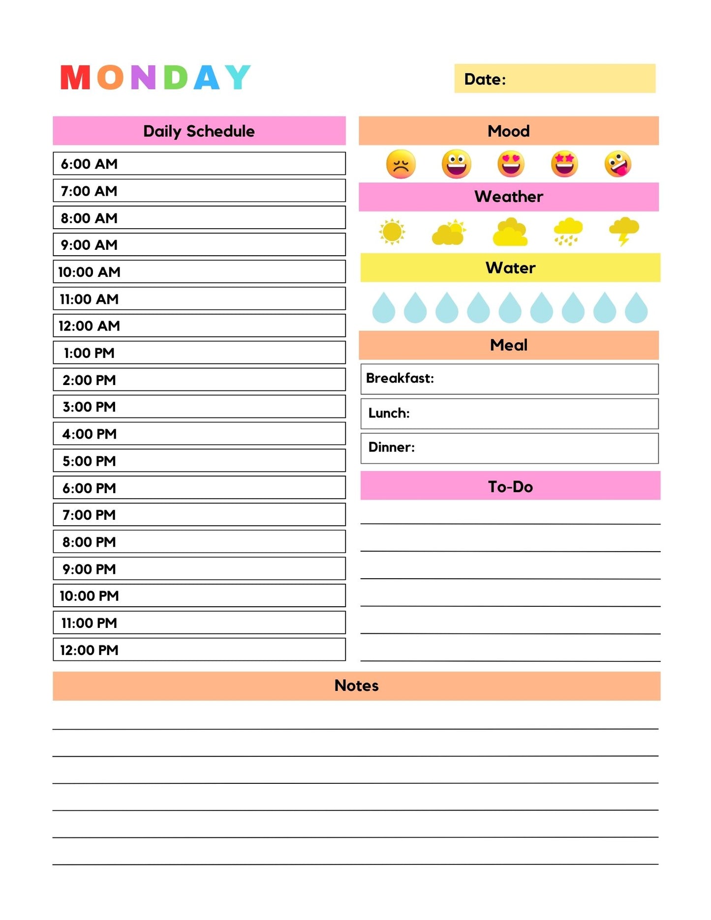 ADHD Planner for Children