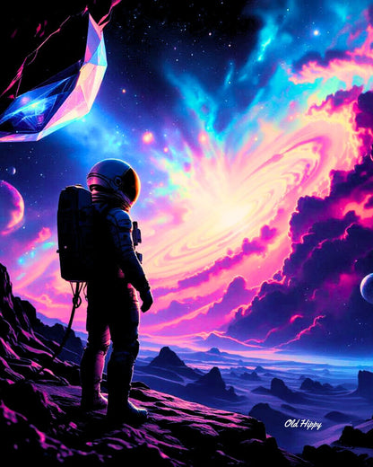 Edge of the Unknown Original AI Art by Old Hippy