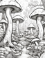 Fantasy Forests Adult Coloring Pages