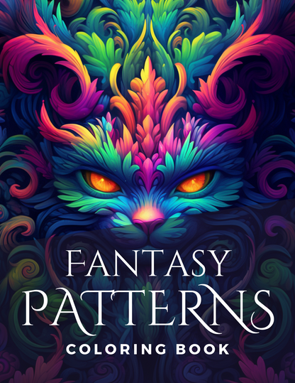 Fantasy Patterns Coloring Pages for Adults