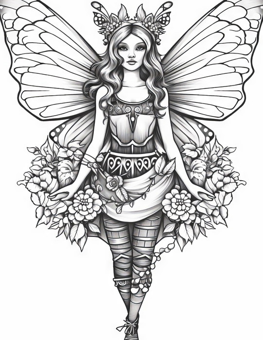 Fantasy Patterns Coloring Pages for Adults