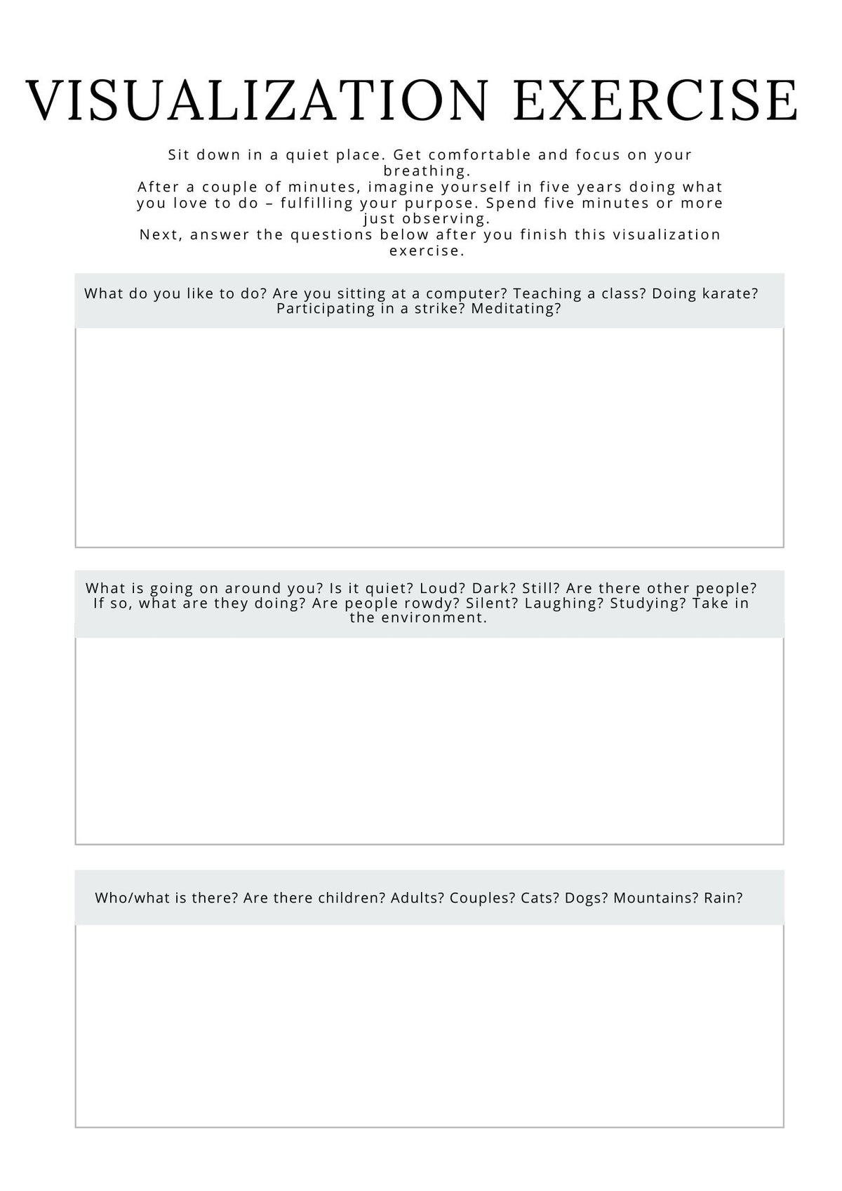 Finding Your Passion Journal