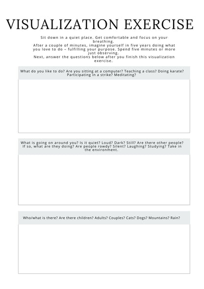 Finding Your Passion Journal