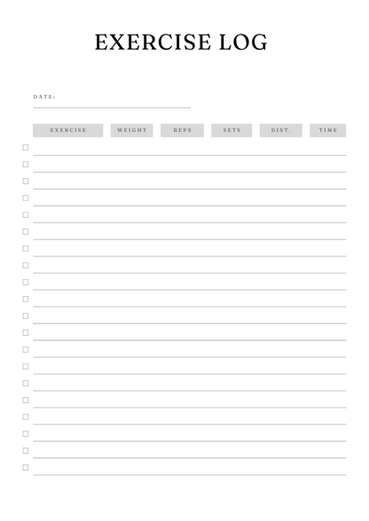 Fitness Planner