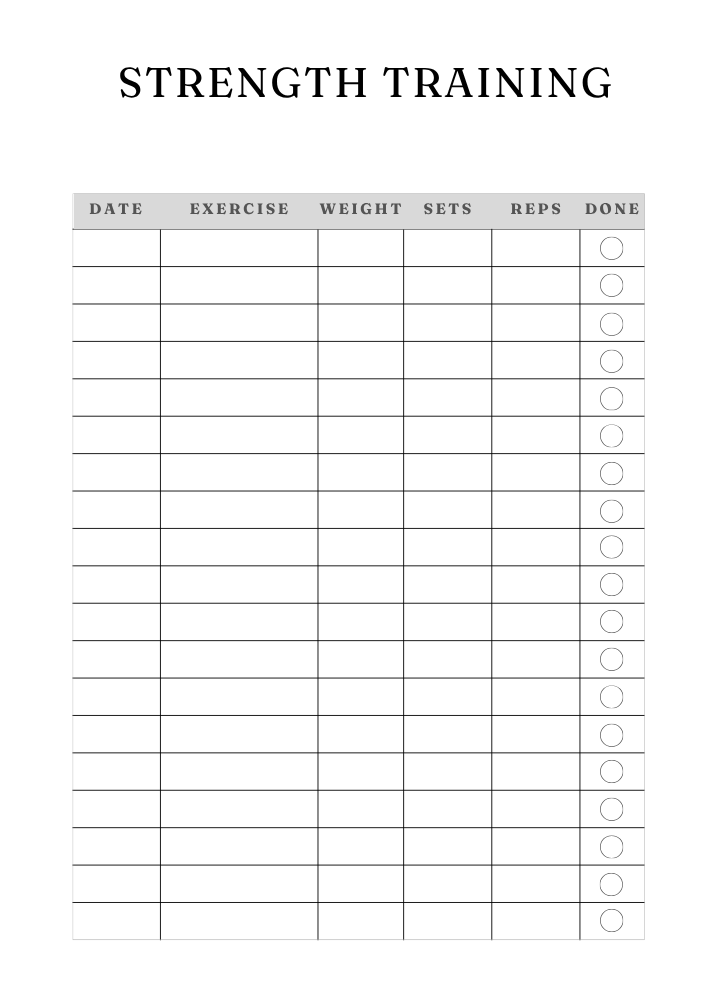 Fitness Planner