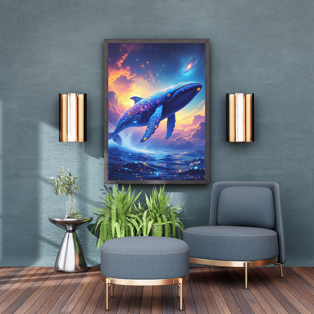 “Starlight Leviathans: Cosmic Whale Collection” – Digital Download (3-Piece Collection)