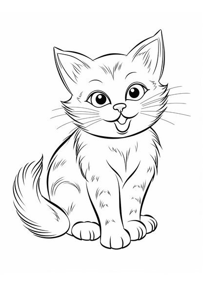 Kittens Coloring Pages