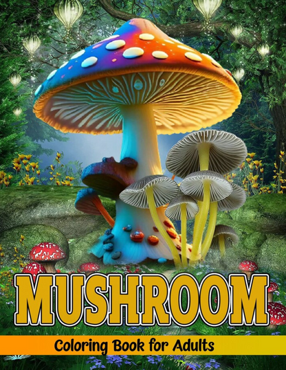 Mushrooms Coloring Pages