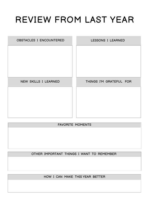 Personal Growth Planner