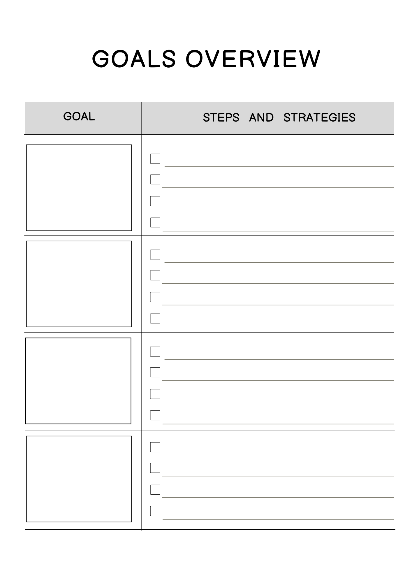 Personal Growth Planner