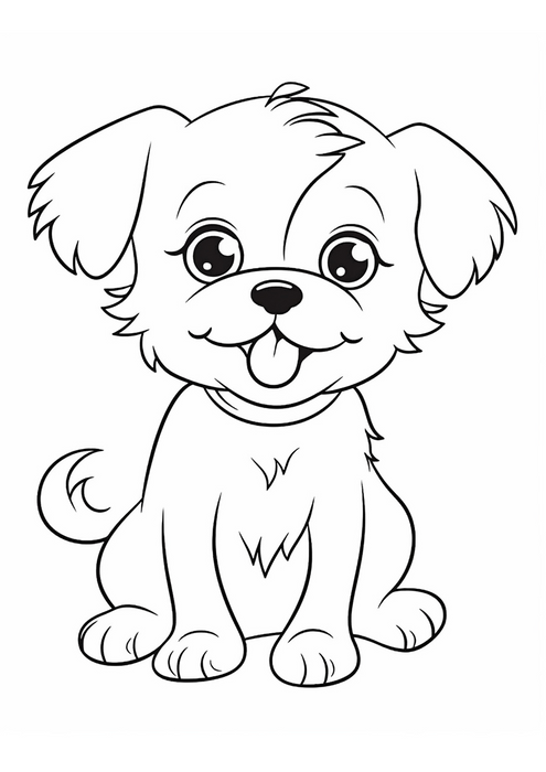 Puppies Coloring Pages