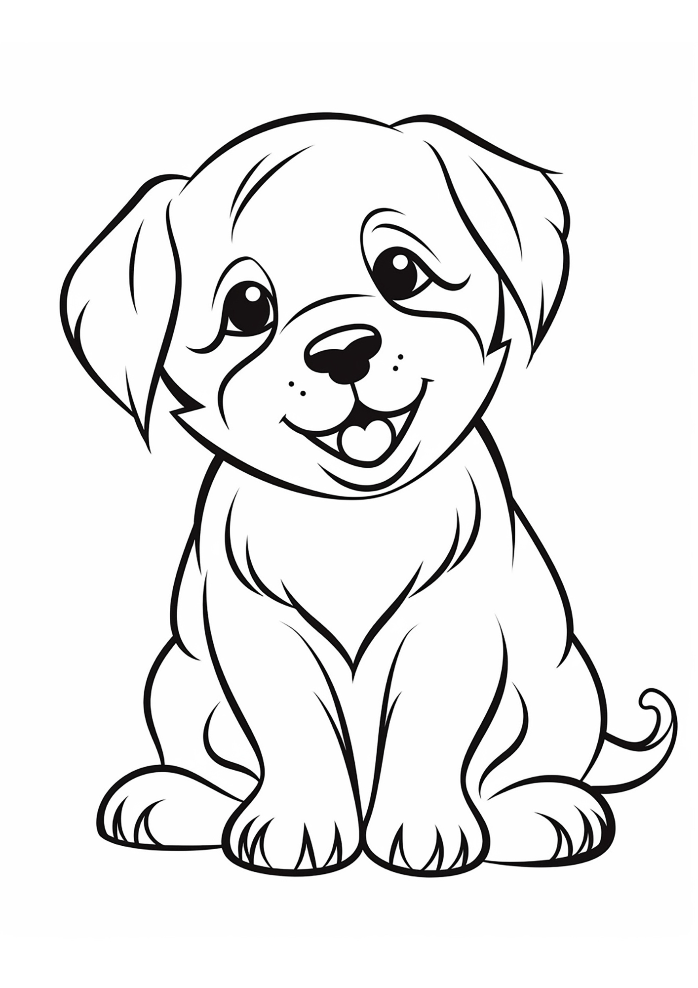 Puppies Coloring Pages