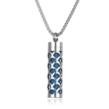 Stainless Steel Aromatherapy Necklace Diffuser Pendant