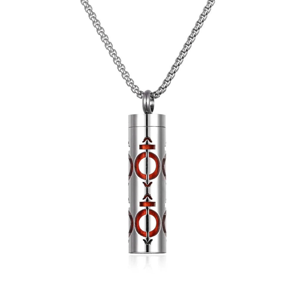 Stainless Steel Aromatherapy Necklace Diffuser Pendant