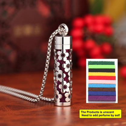 Stainless Steel Aromatherapy Necklace Diffuser Pendant