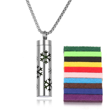 Stainless Steel Aromatherapy Necklace Diffuser Pendant