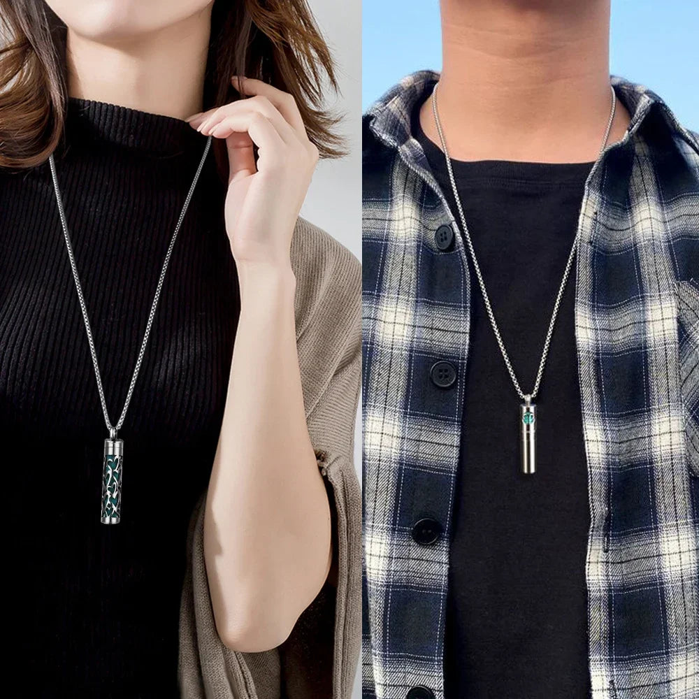 Stainless Steel Aromatherapy Necklace Diffuser Pendant