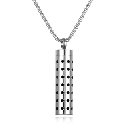 Stainless Steel Aromatherapy Necklace Diffuser Pendant