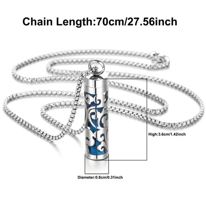 Stainless Steel Aromatherapy Necklace Diffuser Pendant