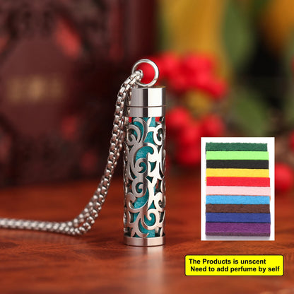 Stainless Steel Aromatherapy Necklace Diffuser Pendant