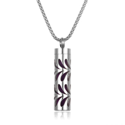 Stainless Steel Aromatherapy Necklace Diffuser Pendant