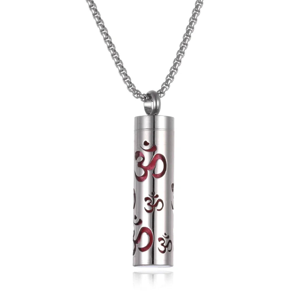 Stainless Steel Aromatherapy Necklace Diffuser Pendant