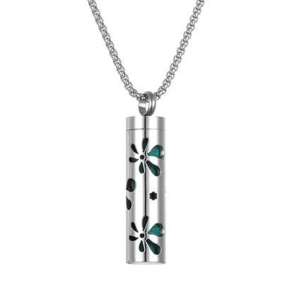 Stainless Steel Aromatherapy Necklace Diffuser Pendant