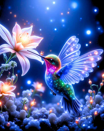 "Starlight Nectar" – Limited Edition AI Artwork by Old Hippy