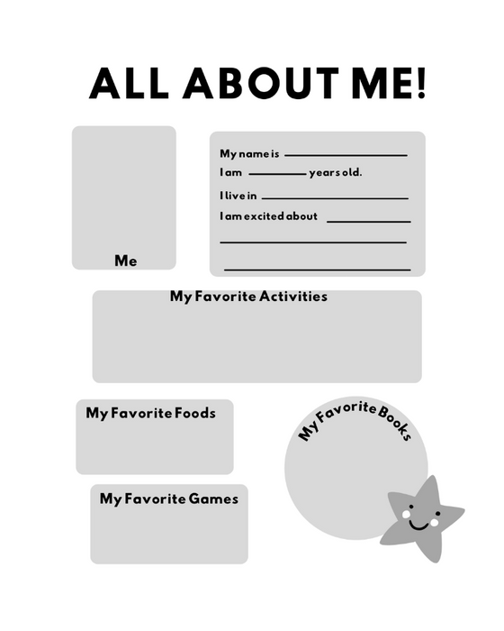 Thoughts and Doodles Activity Pages Ages 6-8