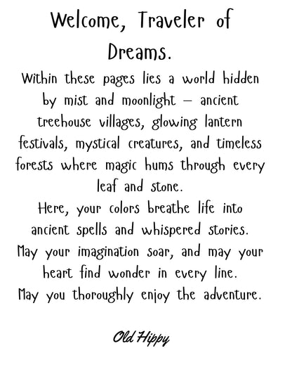 Whispers of the Enchanted Forest A Fantasy Coloring Journey