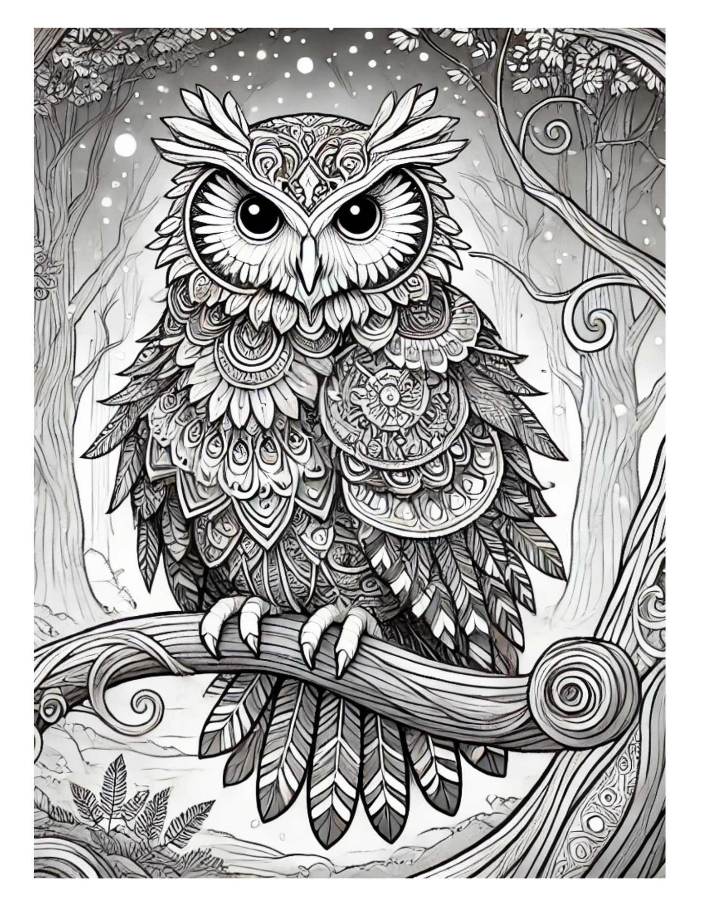 Whispers of the Enchanted Forest A Fantasy Coloring Journey