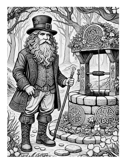 Whispers of the Enchanted Forest A Fantasy Coloring Journey
