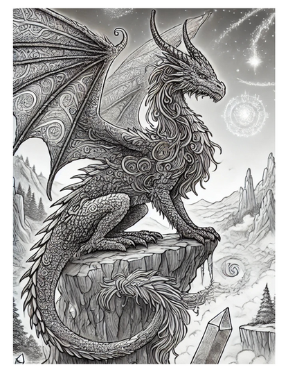 Whispers of the Enchanted Forest A Fantasy Coloring Journey
