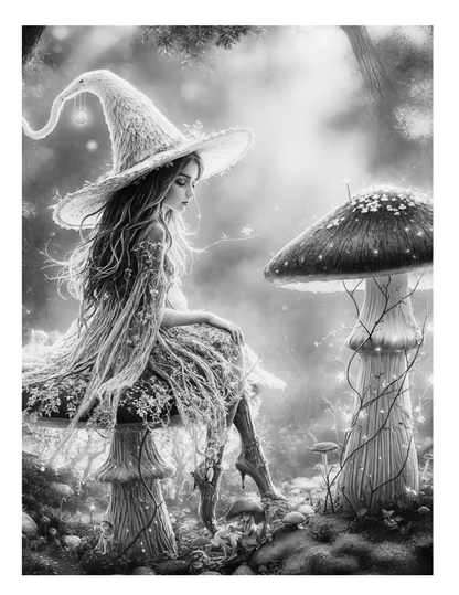 Whispers of the Enchanted Forest A Fantasy Coloring Journey